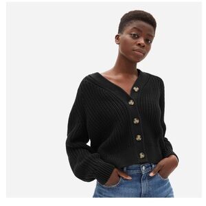 Everlane Black Knit Cardigan